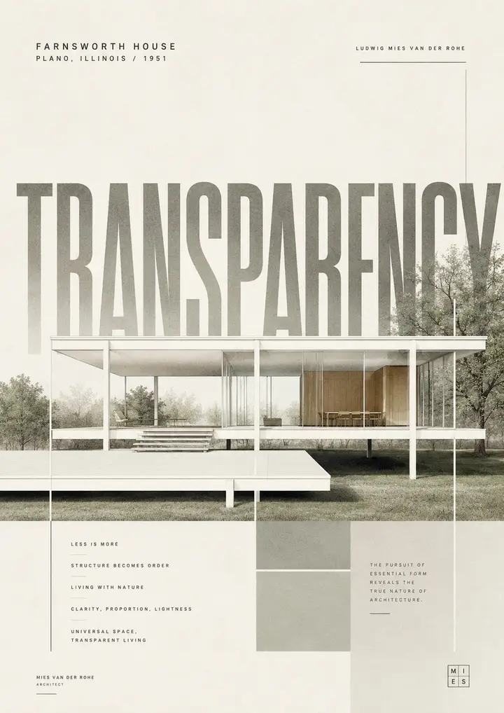 Minimalist Architectural Landmark Poster