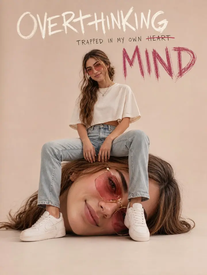 Overthinking Surreal Street Campaign, made with Kromoss AI