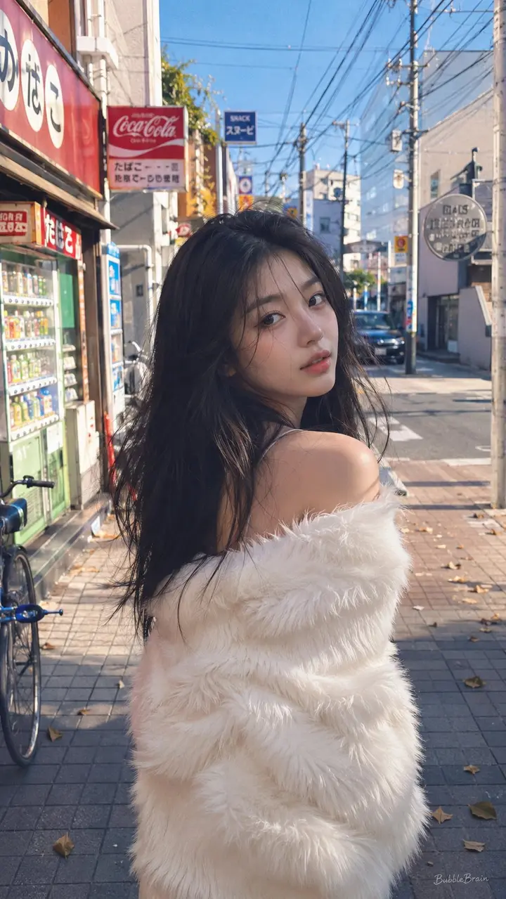 Tokyo Street Film Portrait, made with Kromoss AI
